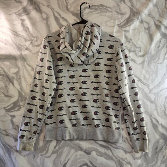 Champion Hoodie Boys Grey Size L - Picture 3 of 10